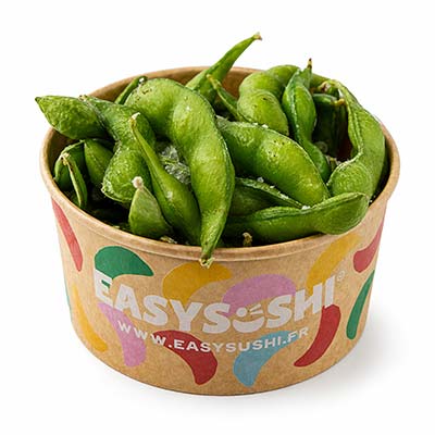 Edamame, fèves de soja vapeur salées - Easy Sushi
