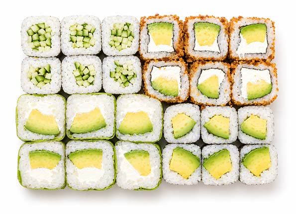 Grüne Schachtel, 24 Stück – Easy Sushi