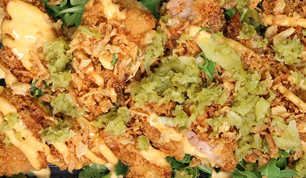 Fish on Crisp - Easy Sushi