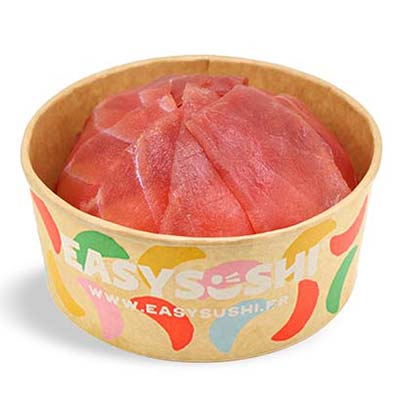 Chirashi mit frischem Thunfisch auf einem Bett aus gesäuertem Reis – Easy Sushi