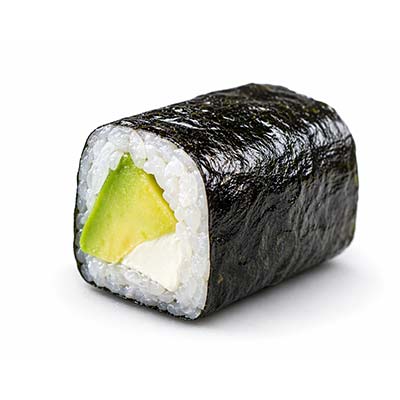 Avocado-Käse-Maki, Essigreis und Nori-Algen – Easy Sushi