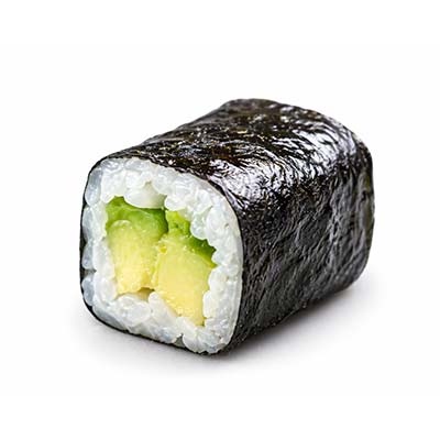 Frische Avocado-Maki mit Essigreis und Nori-Algen – Easy Sushi
