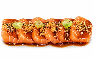 Mariniertes frisches Lachssashimi – Easy Sushi
