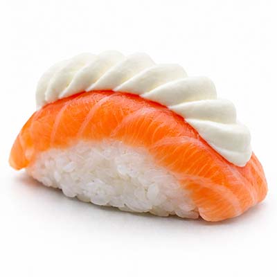 Sushi mit frischem Lachs und Käse – Easy Sushi