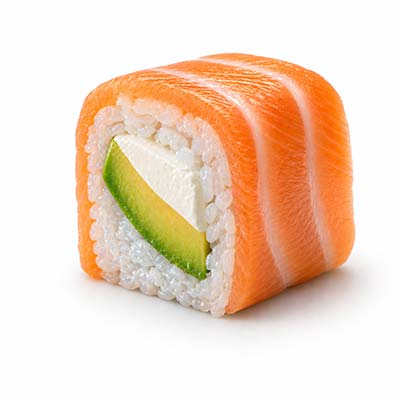 Salmon roll saumon, avocat, cheese