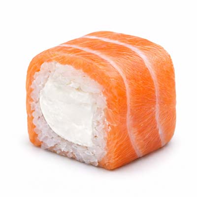 Salmon roll saumon, cheese